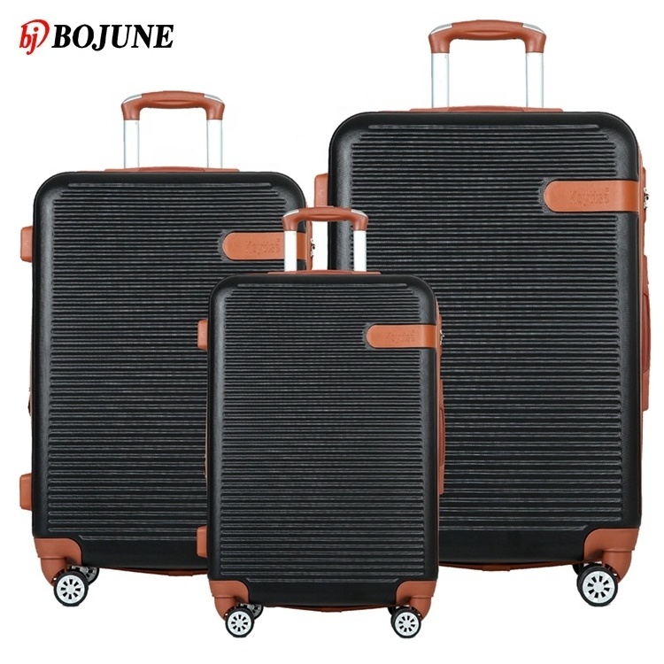 2022 Wholesale ABS PC plastic suitcase and black travel citi trends luggage sets