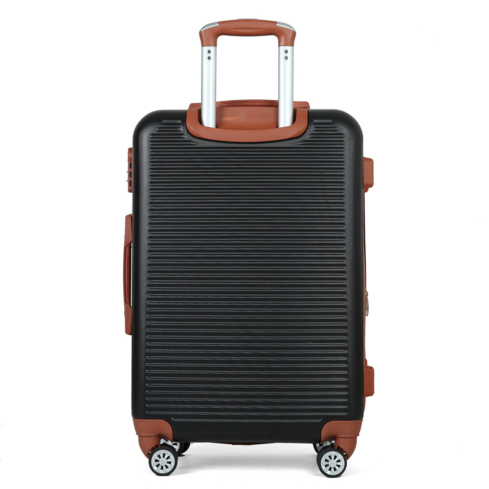 Oem/odm Suitcase Luggage Black Trolley Bag Suitcase Abs+pc Suitcase Trolley Luggage With Tsa Lock