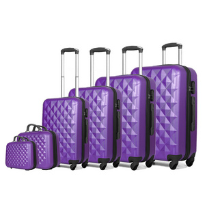 Lightweight 6pcs Set Unisex 12" 14" 15" 16" 20" 24" 28" 32" Carry On Luggage Personalized Premium Travel Suitcases