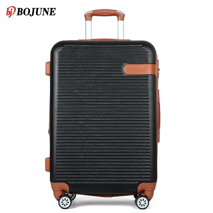 2022 Wholesale ABS PC plastic suitcase and black travel citi trends luggage sets