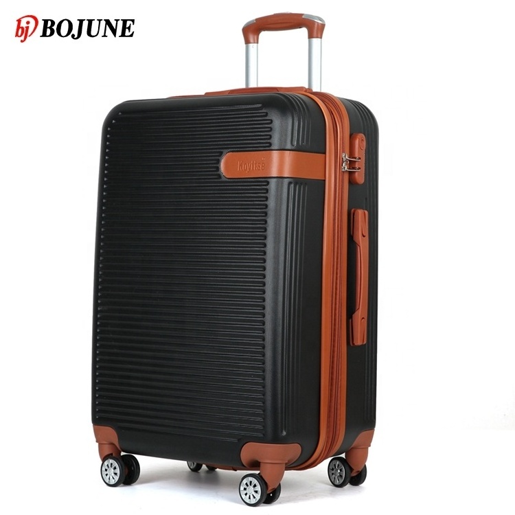 2022 Wholesale ABS PC plastic suitcase and black travel citi trends luggage sets