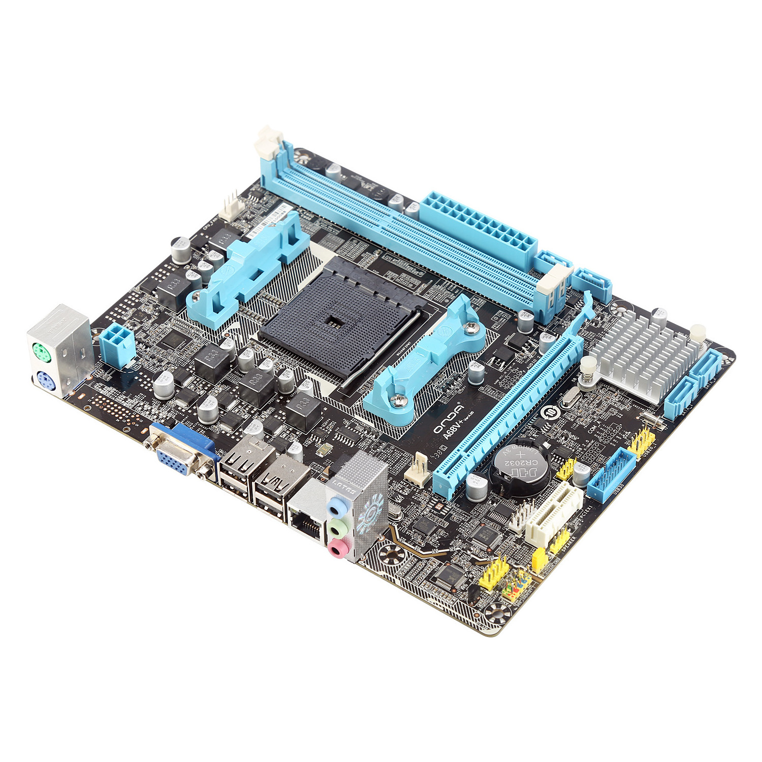 Factory Price a68v+ motherboard xeon mainboard AMD A68v+ motherboard  Ram SATA Card Socket CPU DDR In tel DVI  motherboard