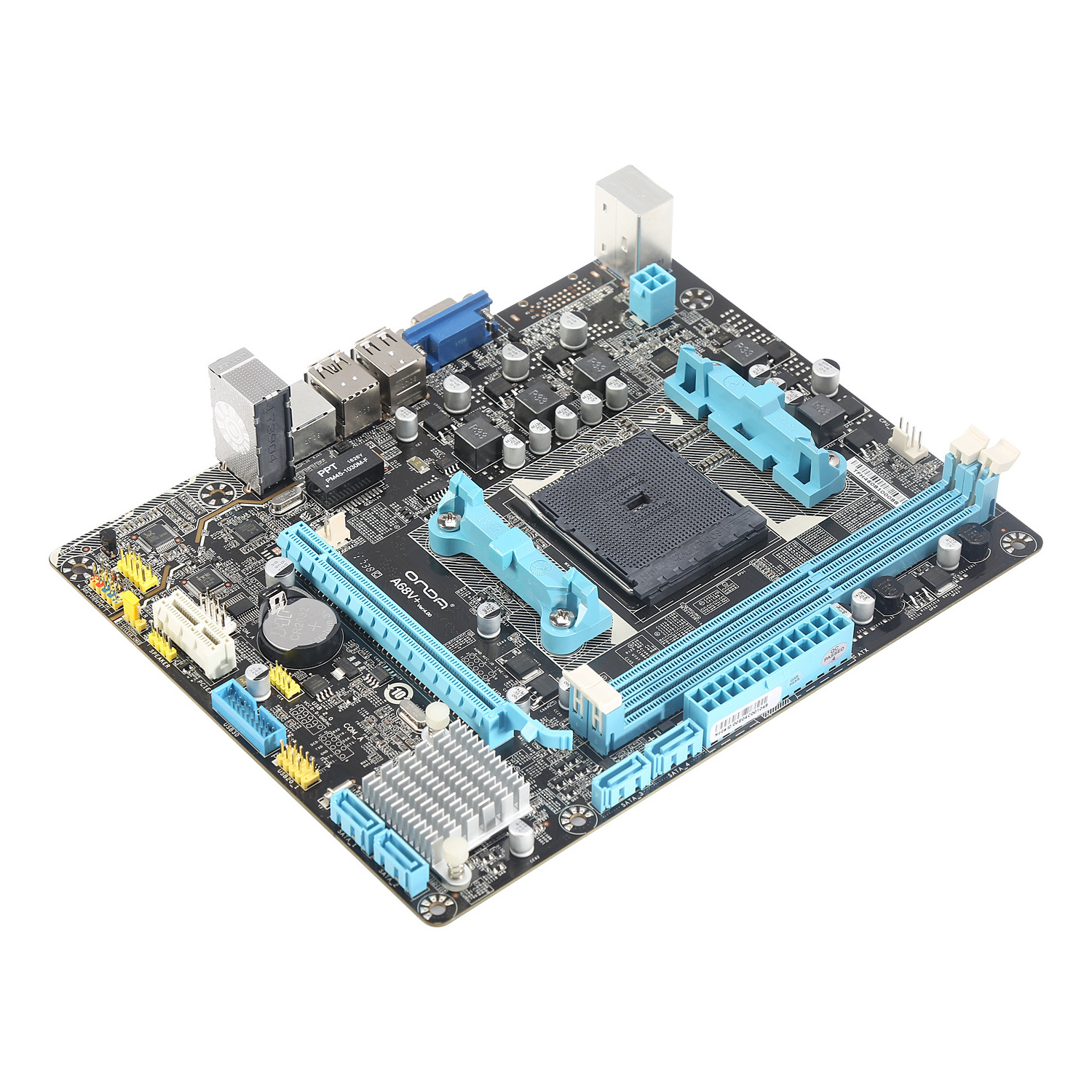 Factory Price a68v+ motherboard xeon mainboard AMD A68v+ motherboard  Ram SATA Card Socket CPU DDR In tel DVI  motherboard