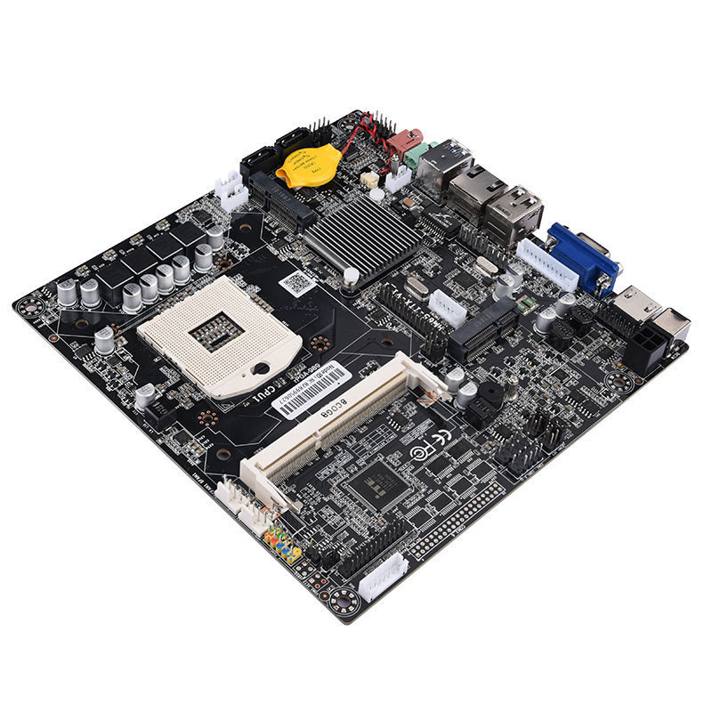 Mini ITX HM65 8*USB 2.0 Motherboard With M-SATA intel hm65 mainboard pga989 hm65 motherboard