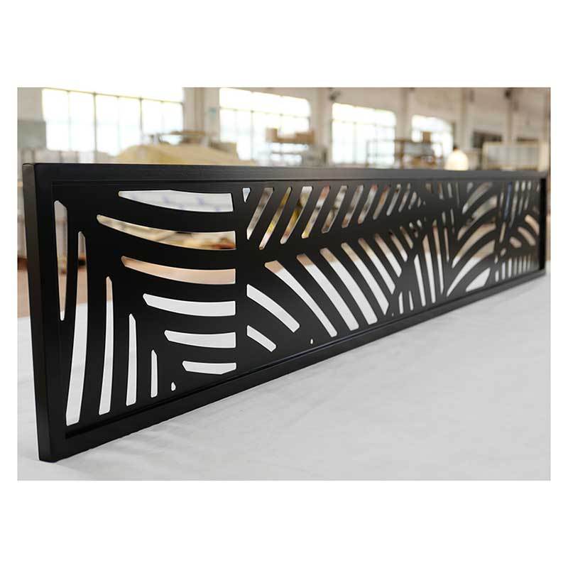 Custom Laser Cut Aluminum Fence Panels Villa Garden Decorative  Swimming Pool Fence Metal Screen Garden Fence