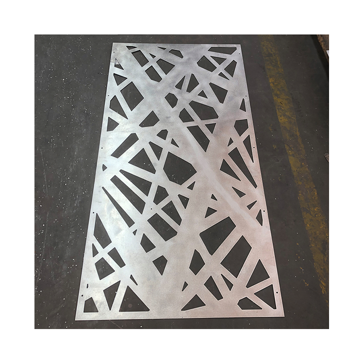 Custom Perforated Stainless Laser Cut Stainless Steel Fence Powder Coated Aluminum Fence