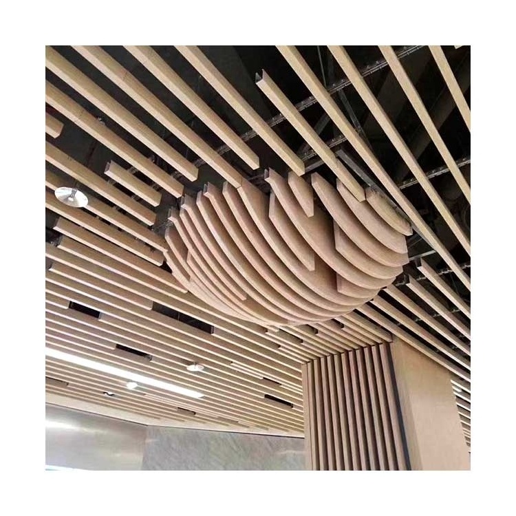 Aluminum Fireproof Decoration Wave Baffle Ceiling tile Decorative Aluminum Perforated Metal Panel Fireproof Ceiling Tile