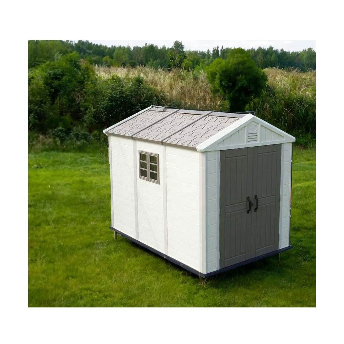 Custom Pp Outdoor Storage High Quality Plastic Shed Carport Garden Storage Shed