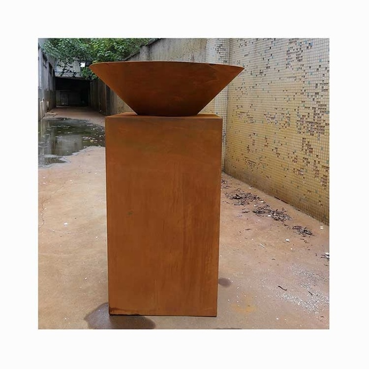 Customized Garden Outdoor Cooking Fire Pit Patio Stove Wood Burning Firepit Corten Grill