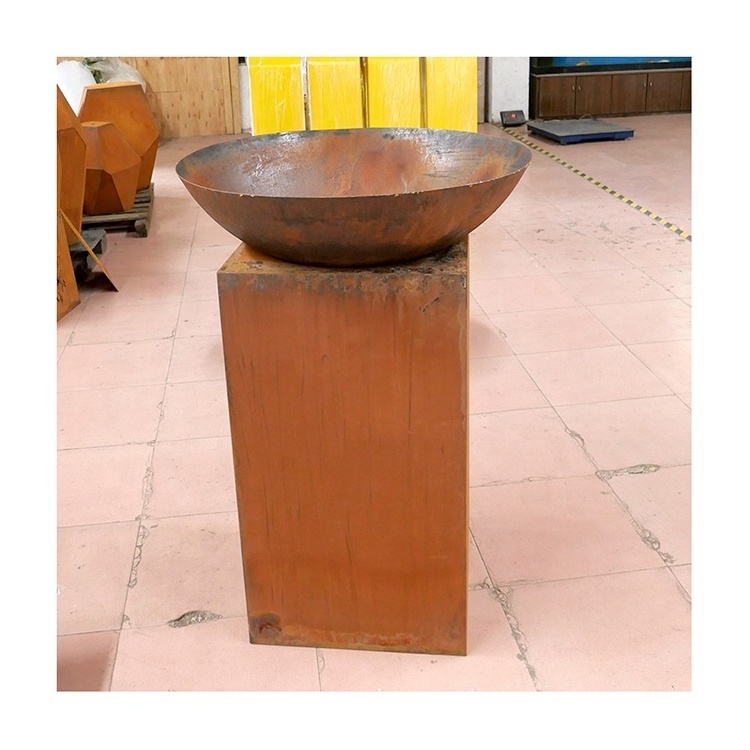 Customized Garden Outdoor Cooking Fire Pit Patio Stove Wood Burning Firepit Corten Grill