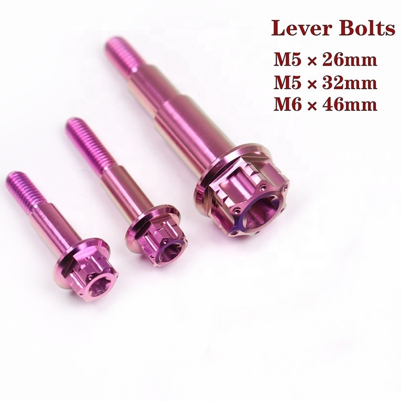 Titanium alloy level bolt for motorcycle M6 M8 M10