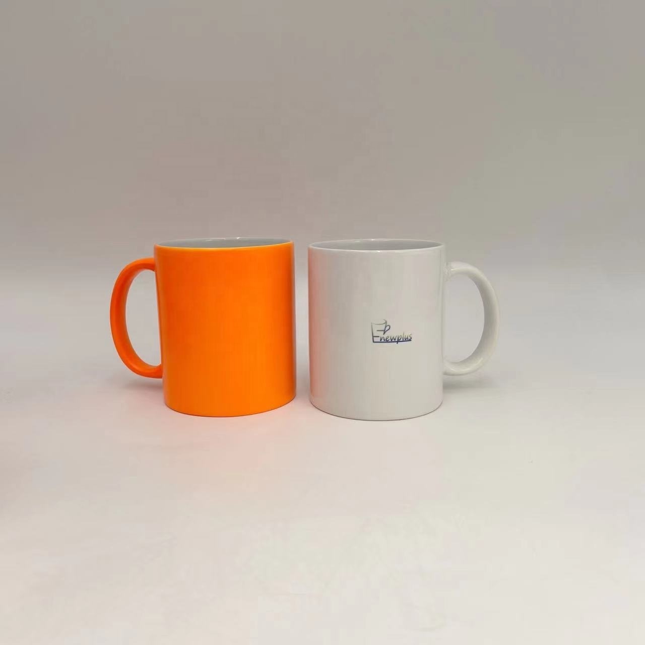 Manufacturer Wholesaler Top Sellers Custom Logo Matte Color Mugs Orange Mug All Colors customization Ceramic Coffee Mugs