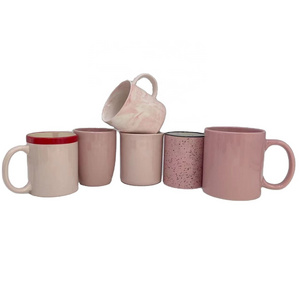 Manufacturer Wholesaler Top Sellers Custom Logo Matte Color Mugs Pink Mug All Colors customization Ceramic Coffee Mugs