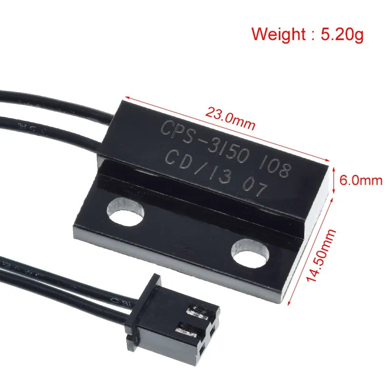 Normally Open Proximity Magnetic Sensor Reed Switch Magnet Switch PS-3150 Perfect for 