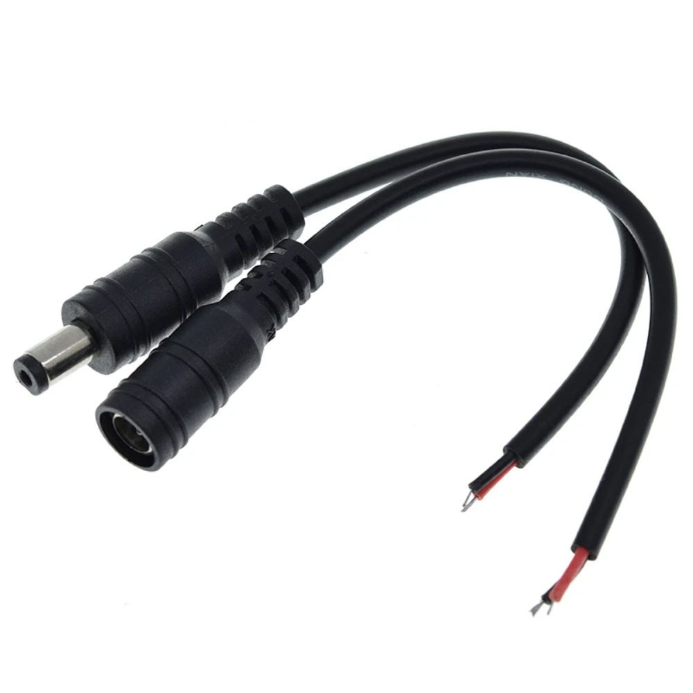 1Set 5.5x2.1 Plug DC male or Female Cable Wire Connector For 3528 5050 LED Strip Light For diy