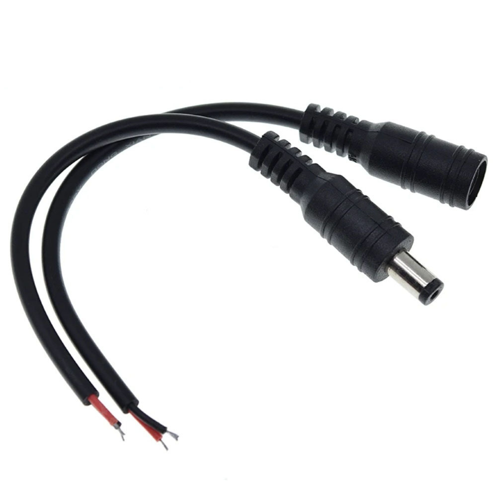 1Set 5.5x2.1 Plug DC male or Female Cable Wire Connector For 3528 5050 LED Strip Light For diy