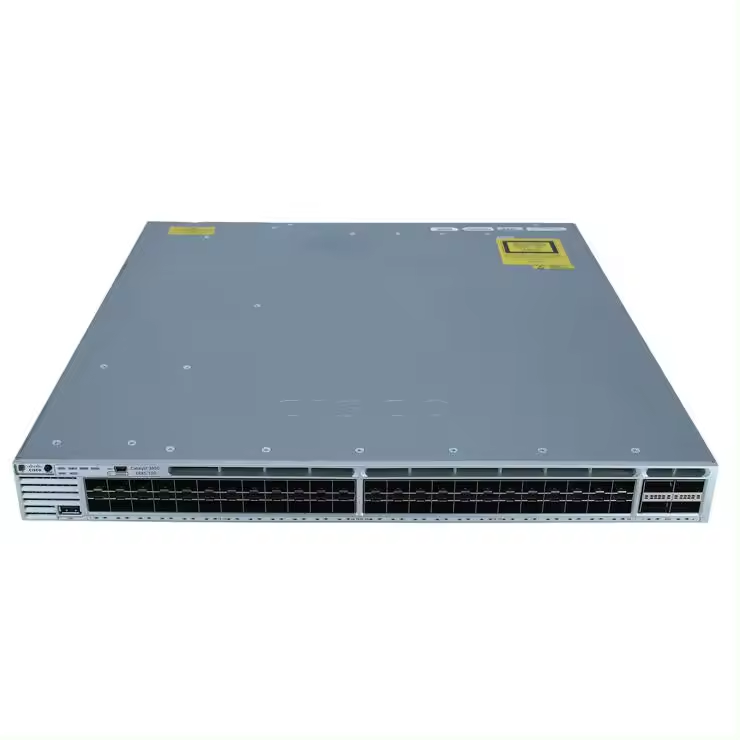 Original New 3850 Series switches WS-C3850-48XS-S 48 port 10G SFP+ optical fiber  Network Switch