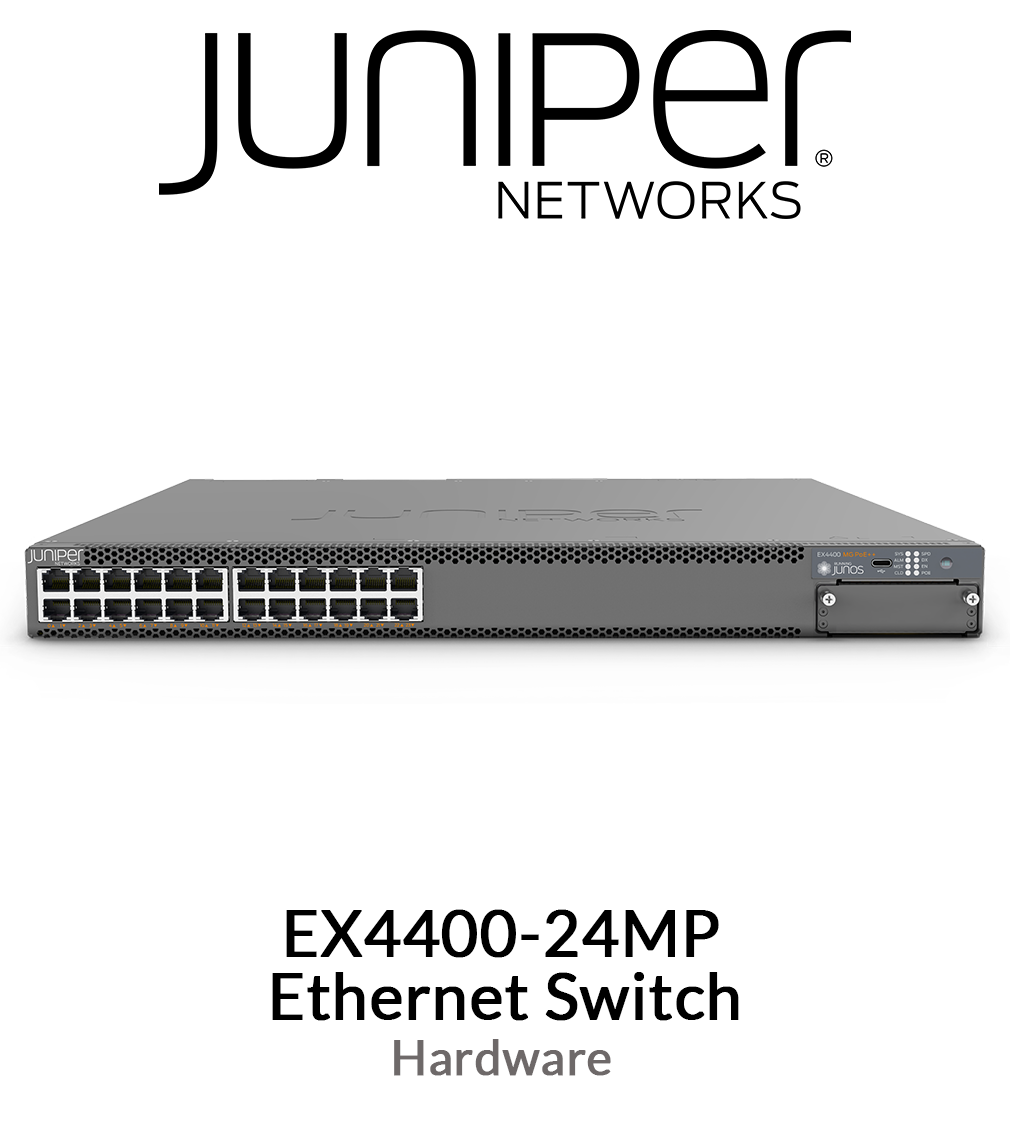 JUNIPER  Network Switches  EX Series  EX4400-24X Ethernet Switch 24-Port 1/10GbE SFP+