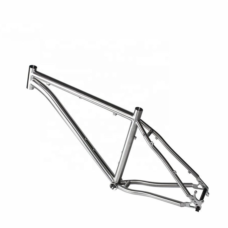 High Quality  Super Light Titanium Mountain Bike Frame