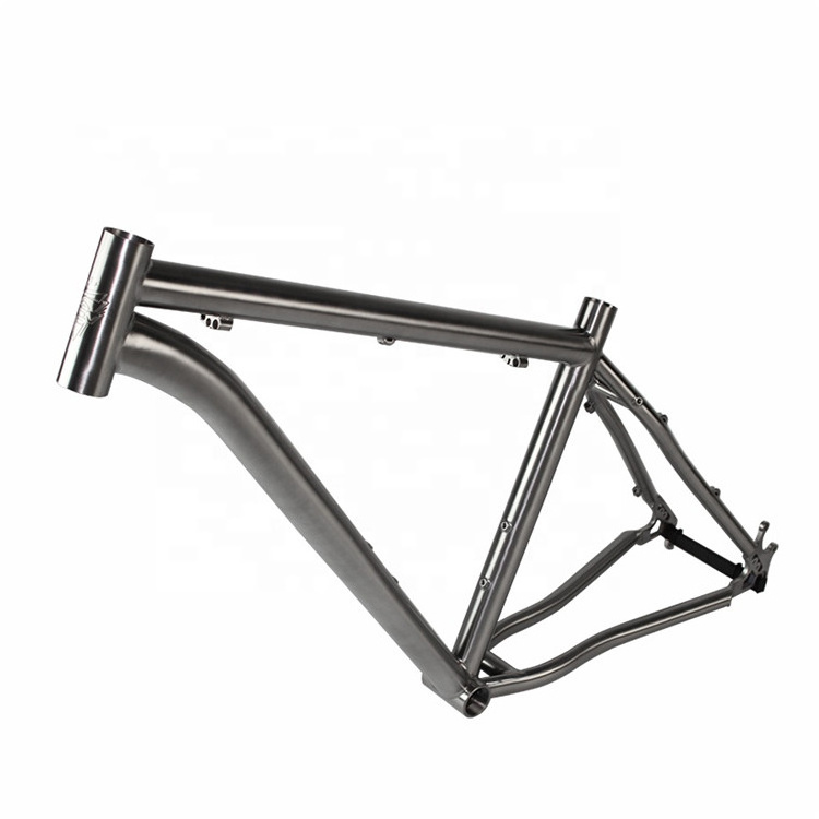 High Quality  Super Light Titanium Mountain Bike Frame