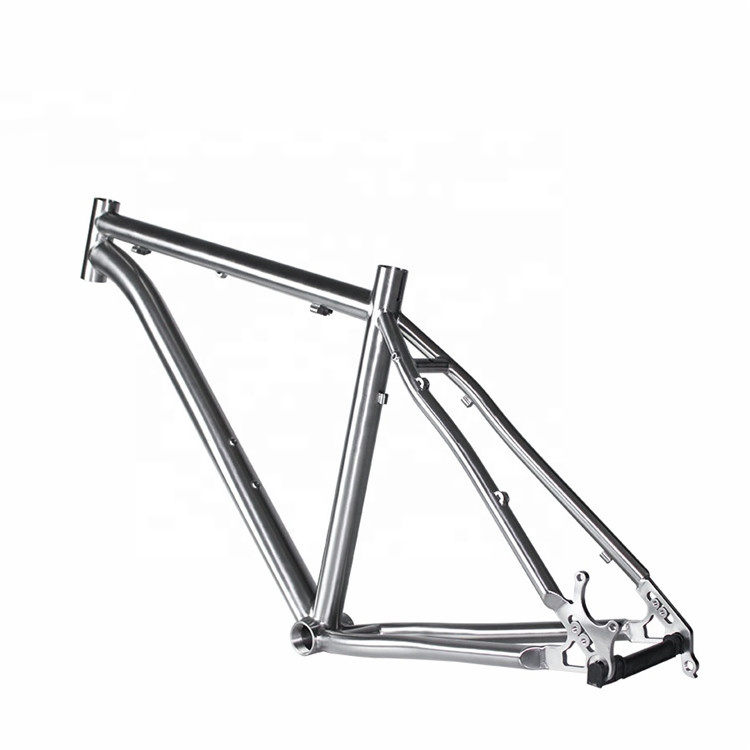 High Quality  Super Light Titanium Mountain Bike Frame