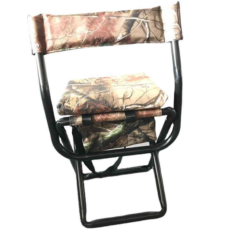 Outdoor Swivel portable folding hunting Camping camo chair with bag from BJ Outdoor