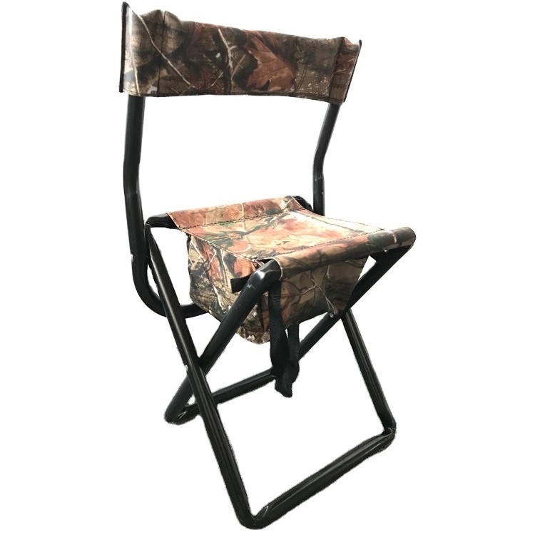 Outdoor Swivel portable folding hunting Camping camo chair with bag from BJ Outdoor