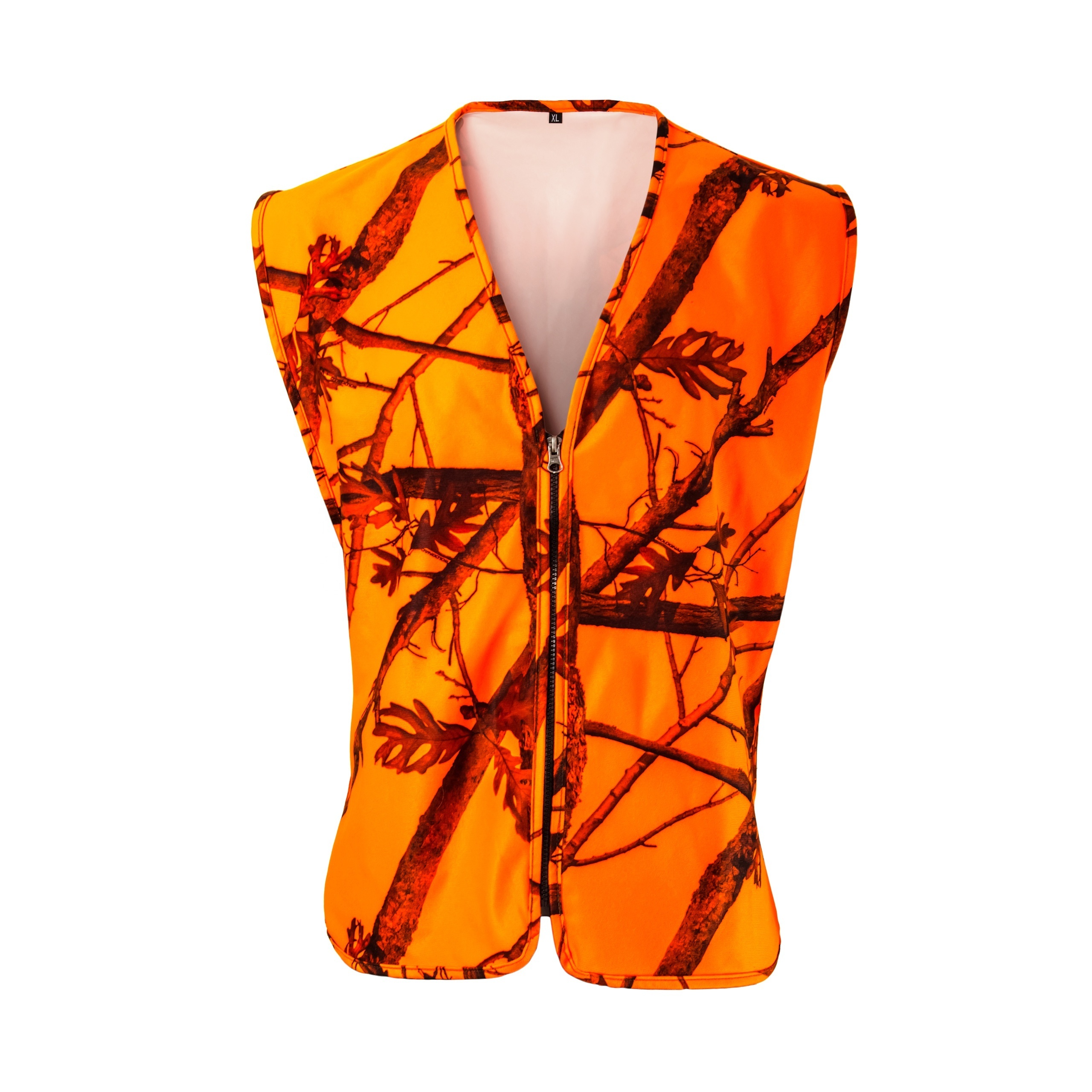 Hunting blaze orange camo outdoor vest from BJ Outdoor