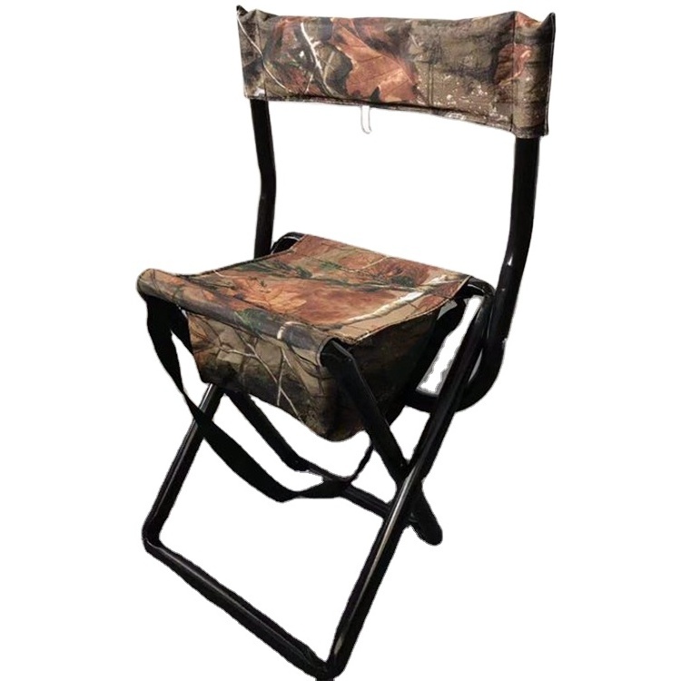 Outdoor Swivel portable folding hunting Camping camo chair with bag from BJ Outdoor