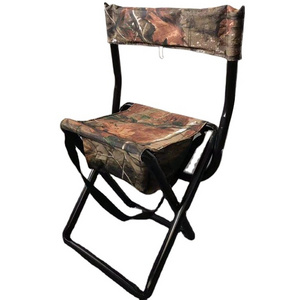 Outdoor Swivel portable folding hunting Camping camo chair with bag from BJ Outdoor