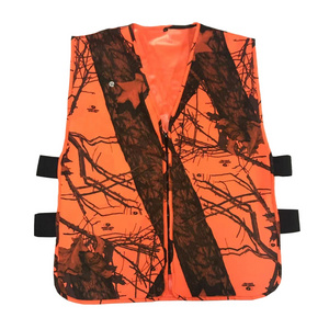 Orange hunting vest blaze hunting vest camo hunting vest from BJ Outdoor