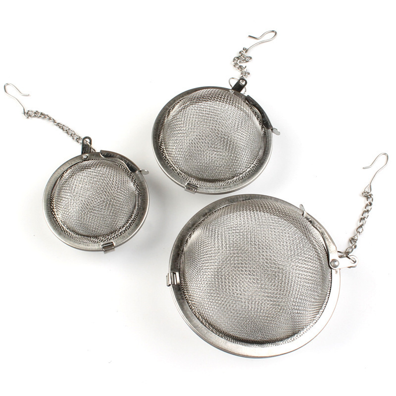 Wholesale stainless steel tea ball strainer gold tea filter infuser