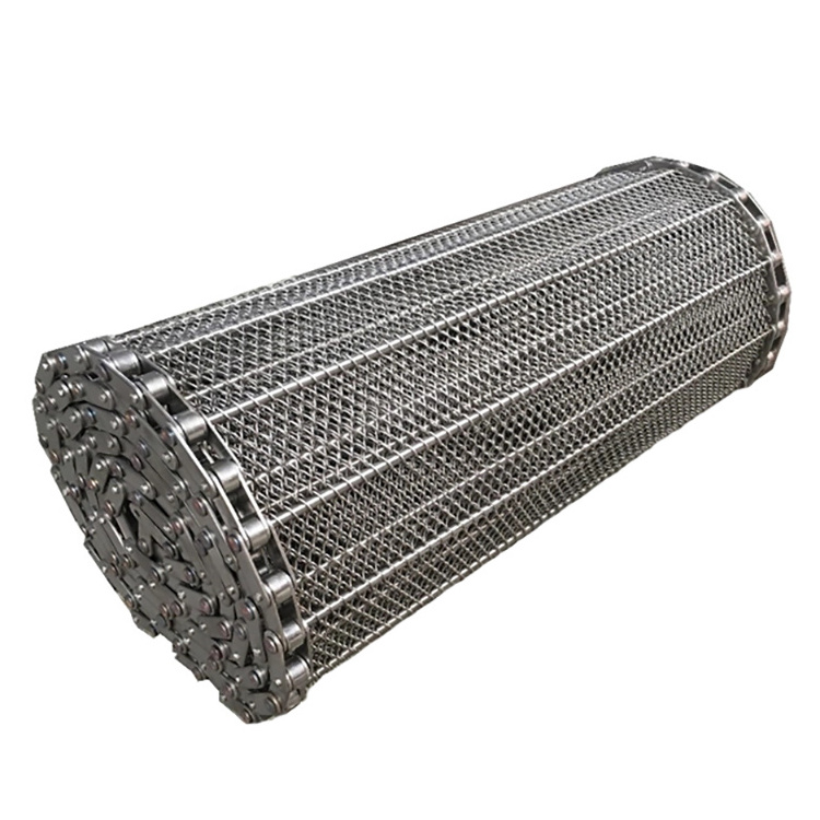 Food Grade Stainless Steel Wire Mesh Conveyor Belts Chain Link Conveyor Belts