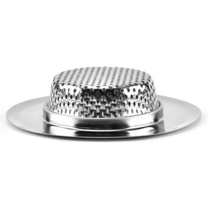 Kitchen Sink Strainer Stainless Steel Drain Filter Strainer with Large Wide Rim 4.5" for Kitchen Sinks