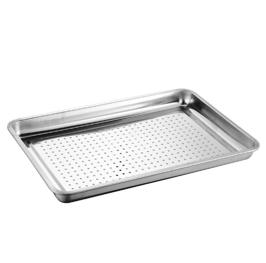 Food Grade Stainless Steel 304 316 Metal Perforated Punching Tray for Bread Baking Drying Dehydrator