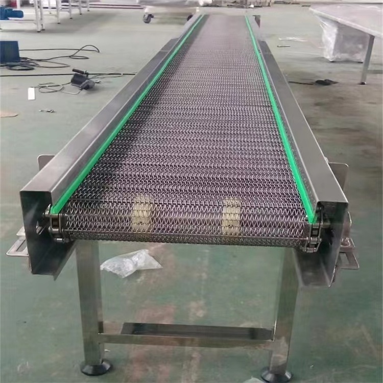 Custom Stainless Steel Spiral Mesh Belt Cooling Conveyor machine