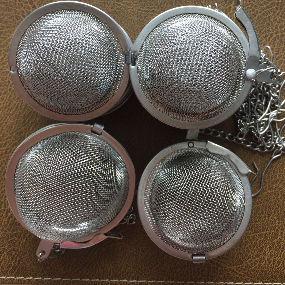 Stainless Steel Spoon Tea Leaves Herb Mesh Ball Infuser Filter Squeeze Strainer