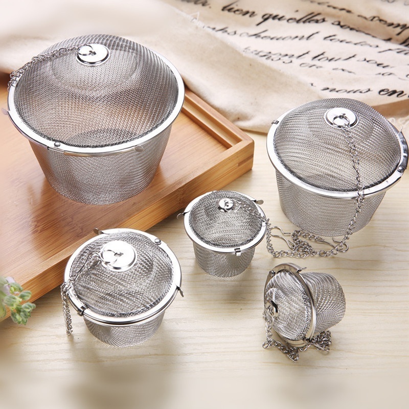 Food Grade Stainless Steel Wire Mesh Tea Ball Tea Strainer Tea Infuser