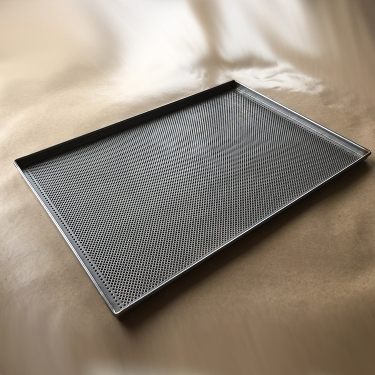 Stainless steel metal perforated flat baking tray