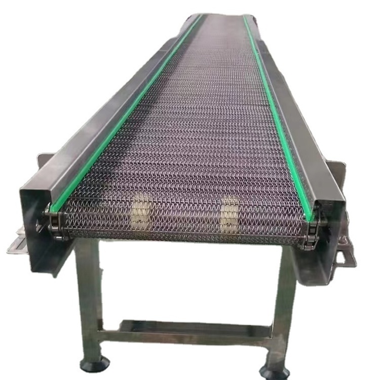 Custom Stainless Steel Spiral Mesh Belt Cooling Conveyor machine