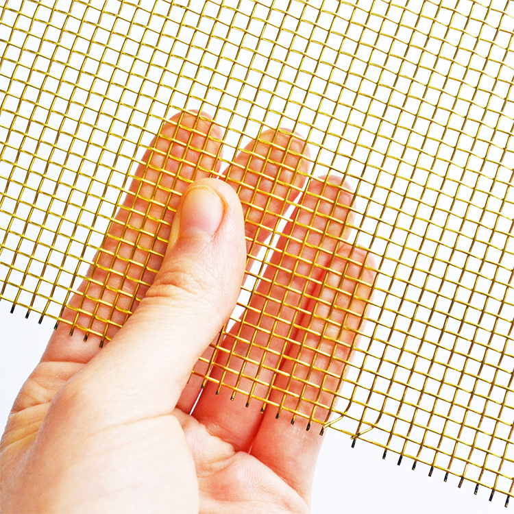 Customized brass wire mesh screens for Power generation/Insect Screens/Electronic security