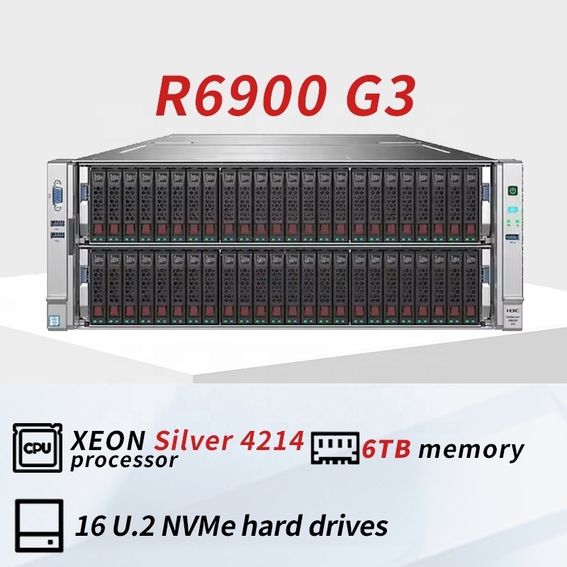 High Performance UniServer R6900 G3 G5  4U Rack Storage  Server AI Deep Learning  Server