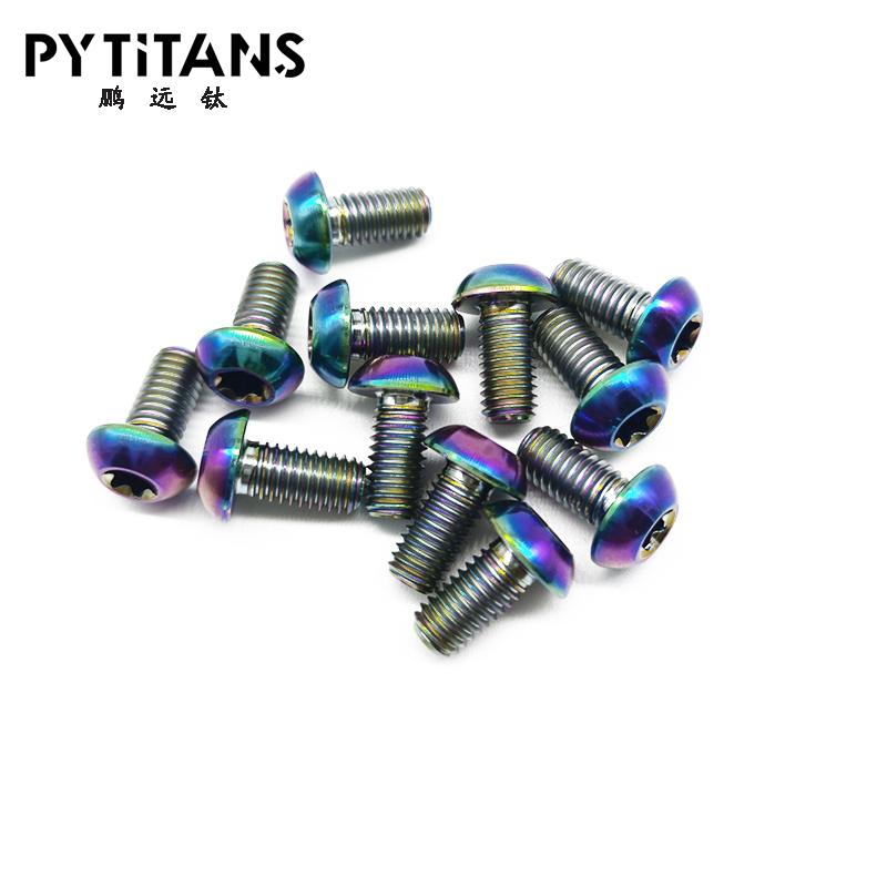 Warehouse outlet Titanium alloy flat roof umbrella head screw motorcycle disc brake modification