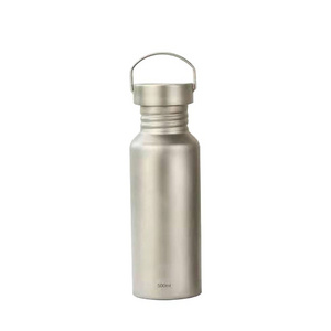 Hot Selling Titanium Bottle Portable Picnic Camping  Kettle 500ML PURE TITANIUM