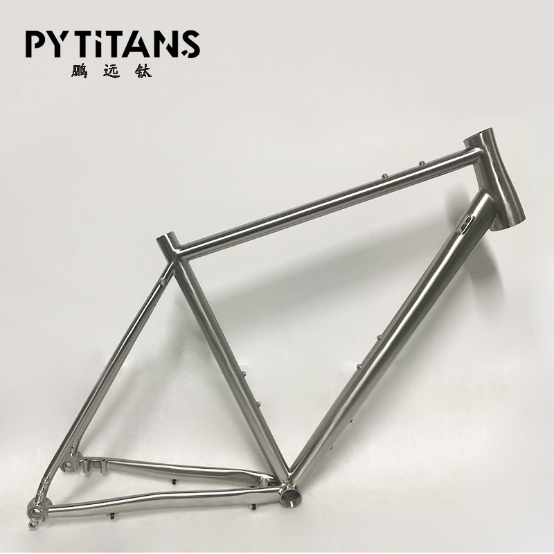 OEM Made GR9 Titanium Gravel Bike Frame Made in CHINA by pytitans