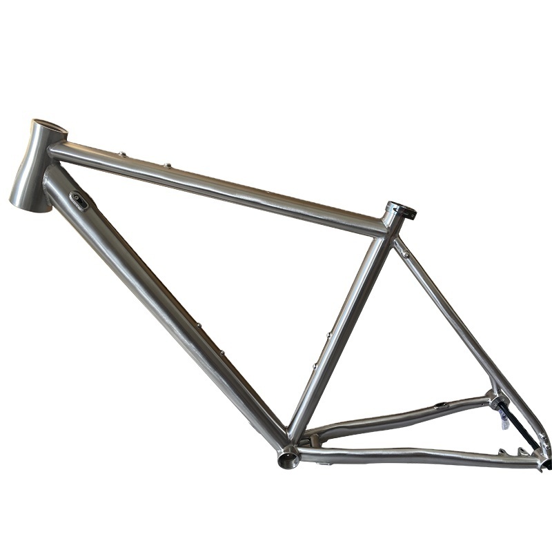 Factory wholesale support customization titanium alloy grovel bicycle frame by  pytitans