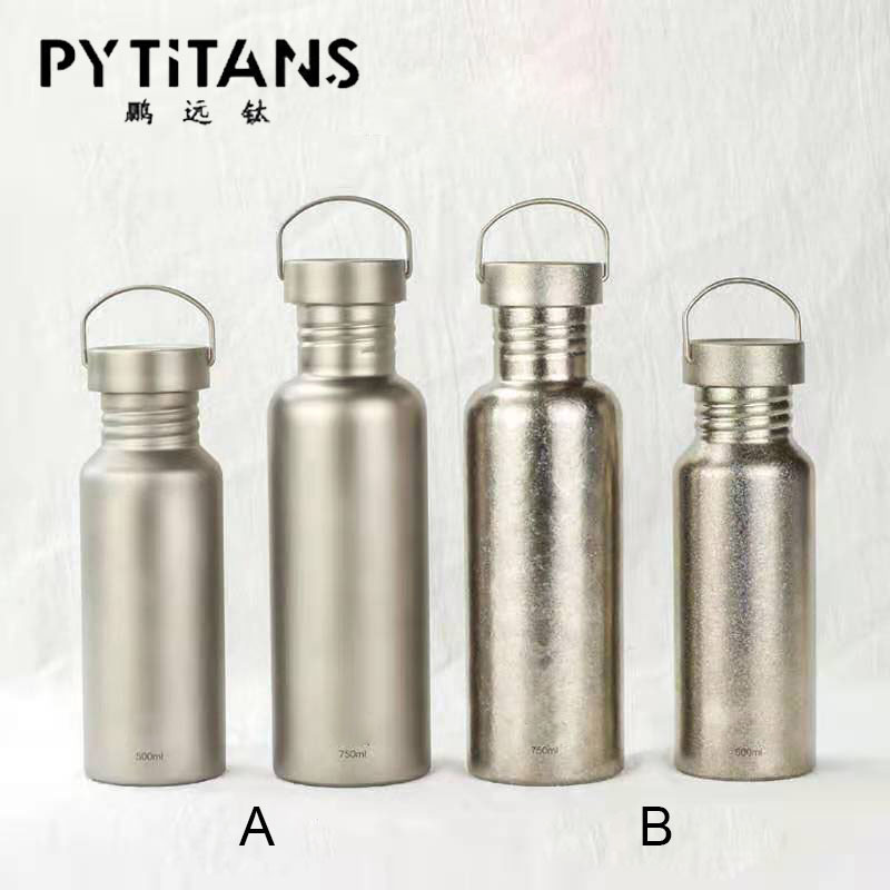 Hot Selling Titanium Bottle Portable Picnic Camping  Kettle 500ML PURE TITANIUM