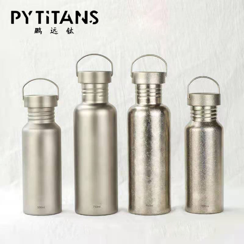 Hot Selling Titanium Bottle Portable Picnic Camping  Kettle 500ML PURE TITANIUM