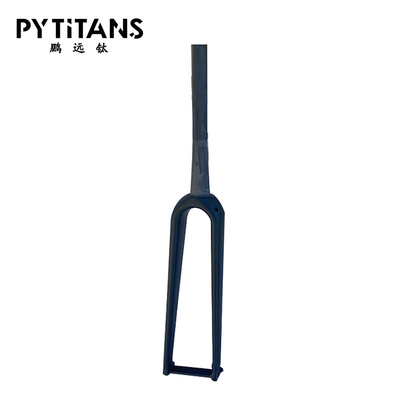 Light weight High quality bicycle accessories Gravel MTB Road bicycle frame Carbon fiber front fork  By PYTITANS