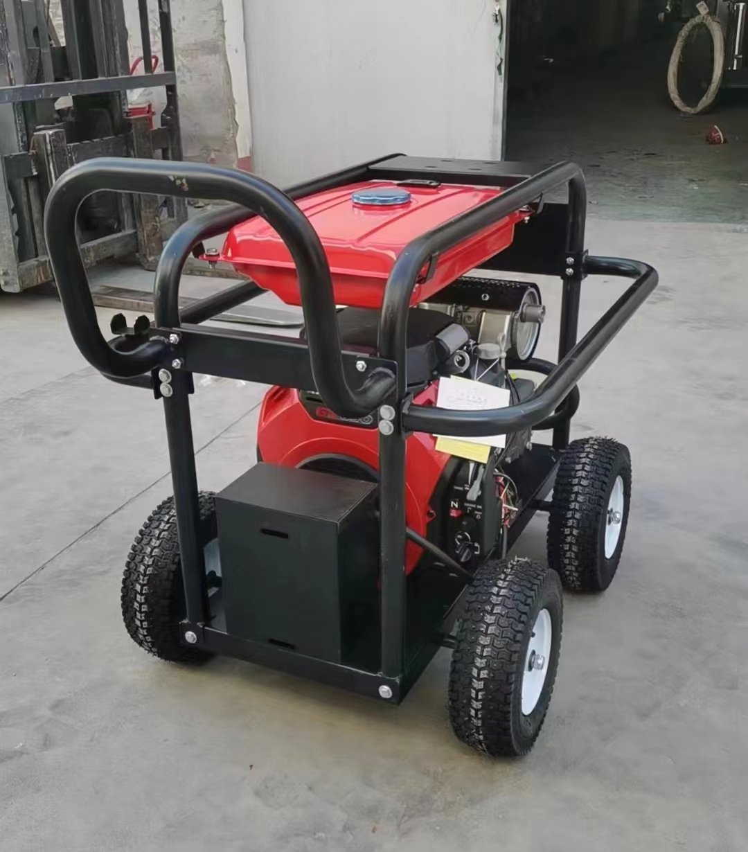 500bar 22LPM 30HP Industrial Diesel Drive High Pressure Washer Cleaning Machine Water Jet Blaster Hydro Jet Cleaner